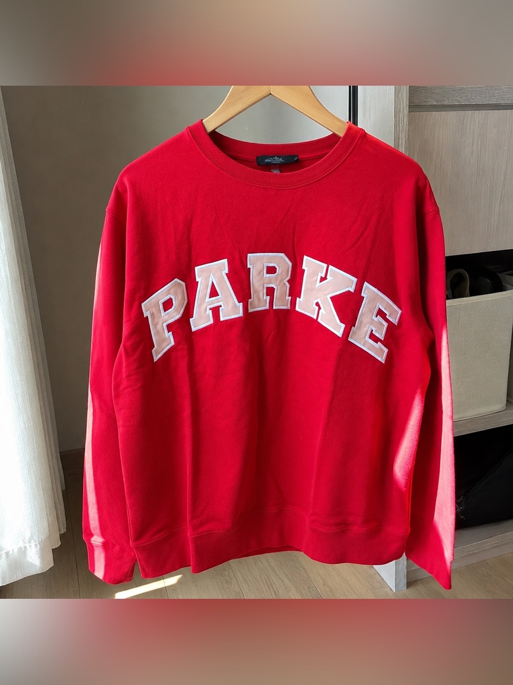 Parke Red Crewneck Sweatshirt